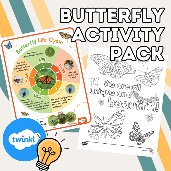 Butterfly Activity Pack with Twinkl