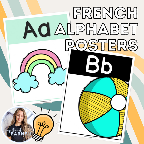 French Alphabet Posters
